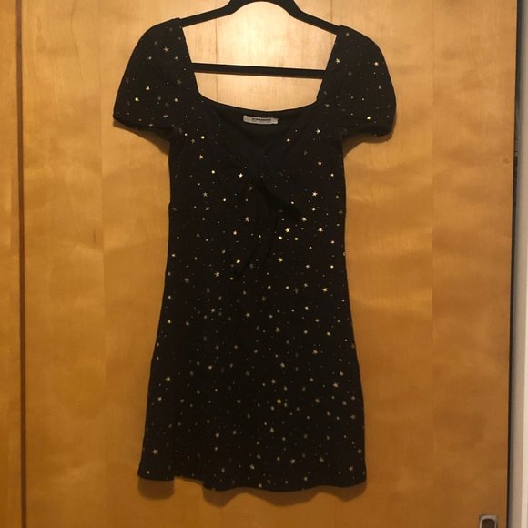 ASOS Glamorous tie front star print dress - Picture 2 of 4